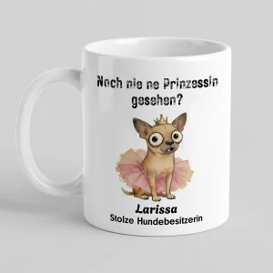 Tierische Tasse – Chihuahua Princess — Tasse 330 ml