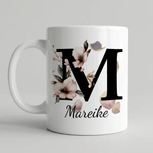 Personalisierte Namenstasse – Buchstabe M — Tasse 330 ml