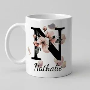 Personalisierte Namenstasse – Buchstabe N — Tasse 330 ml