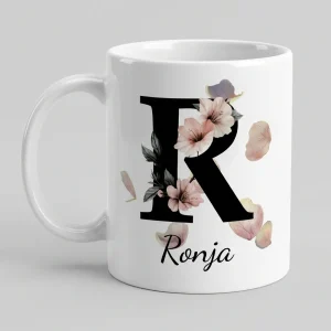 Personalisierte Namenstasse – Buchstabe R — Tasse 330 ml