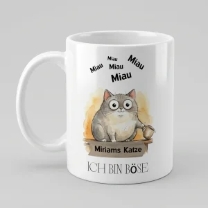 Tierische Tasse – Miau — Tasse 330 ml