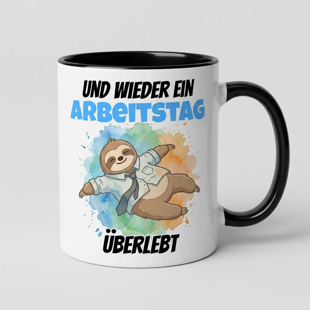 Arbeitstag überlebt – Faultier — Lifestyle