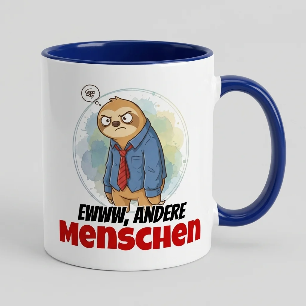 Ich hasse Menschen – Einhorn — Henkel links