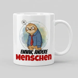 Ich hasse Menschen – Einhorn — Henkel rechts