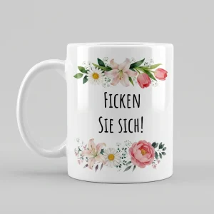Ficken Sie sich – Rosen — Tasse 330 ml