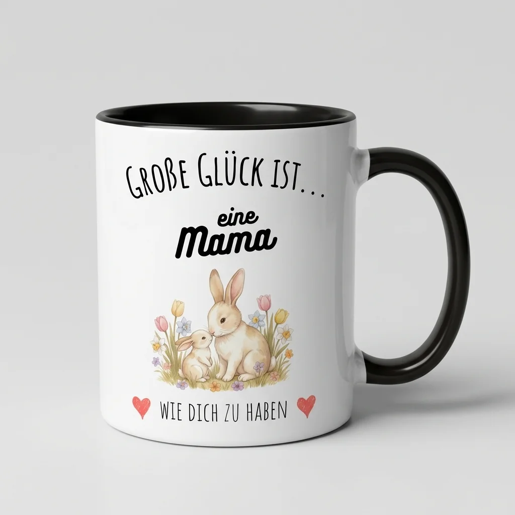 Gebe das Glück an meine Mama – Hase — Detail 4