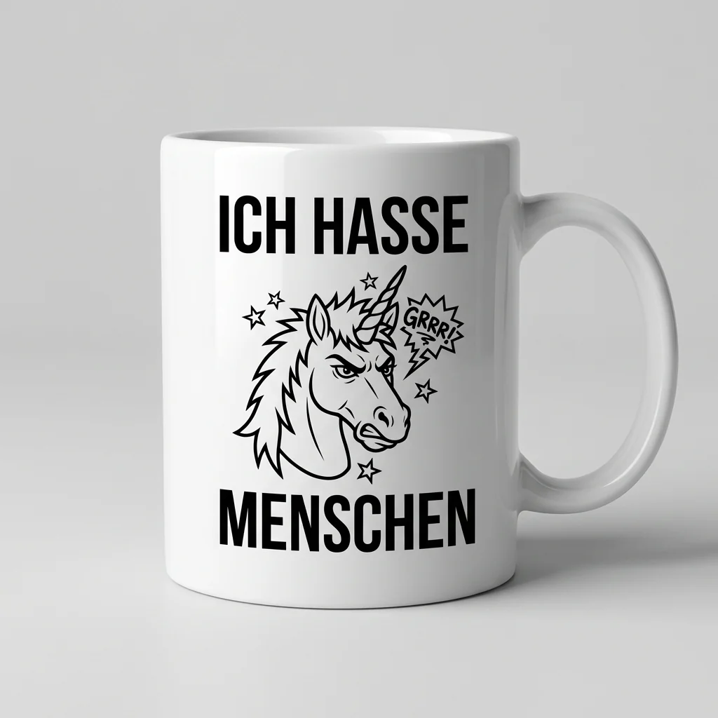 Ich hasse Menschen — Henkel rechts