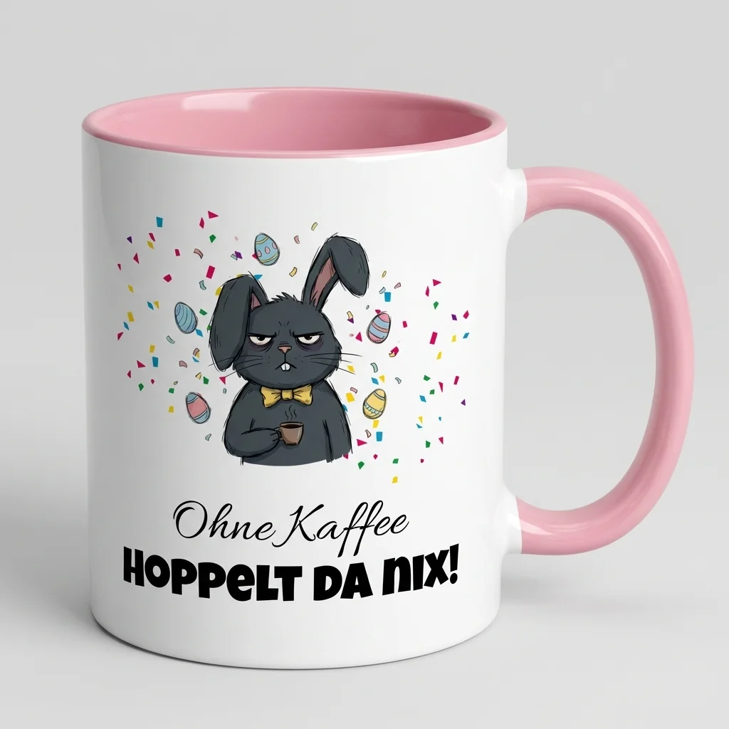 Ohne Kaffee hoppelt hier nix – Vampir — Henkel links
