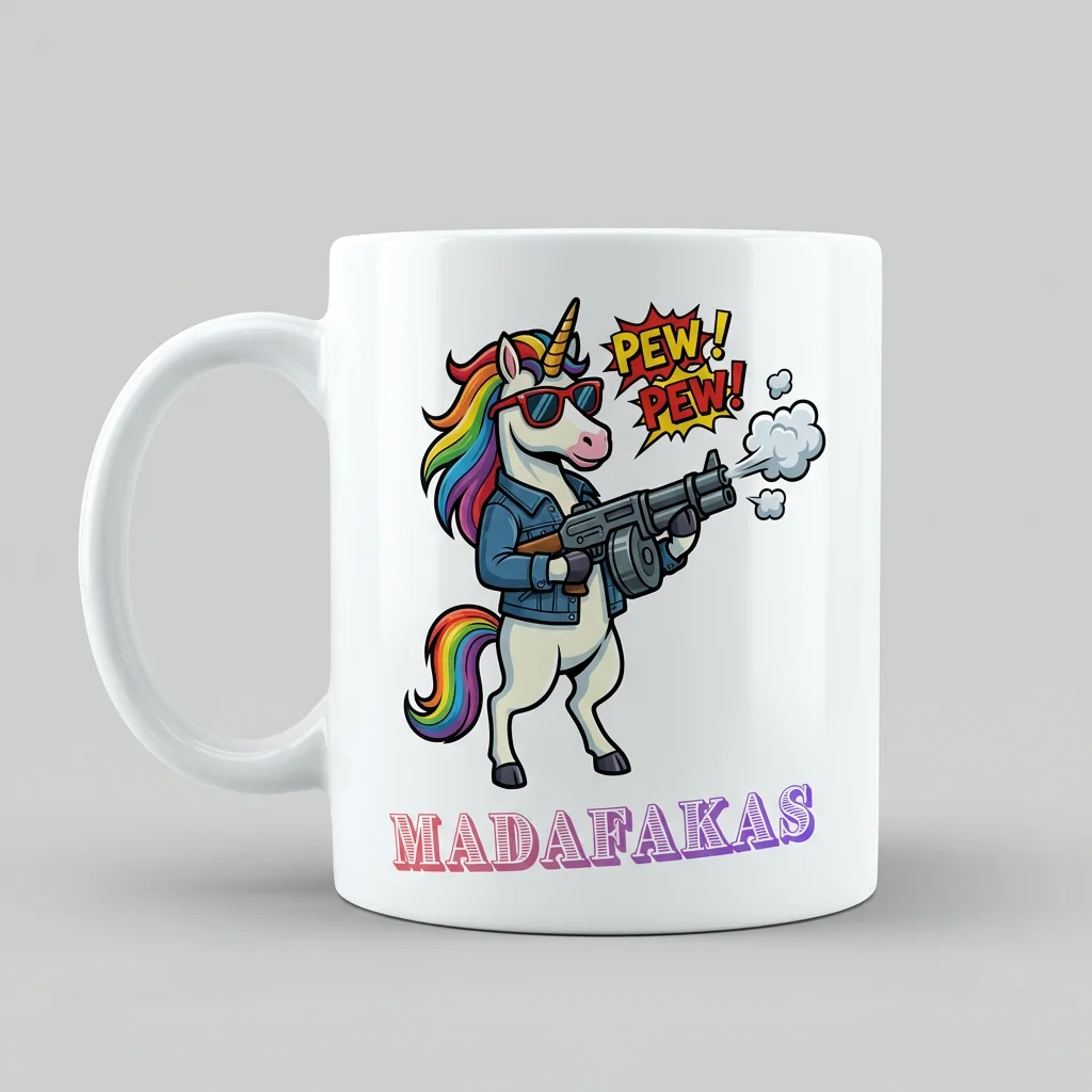Madafakas – Einhorn — Tasse 330 ml