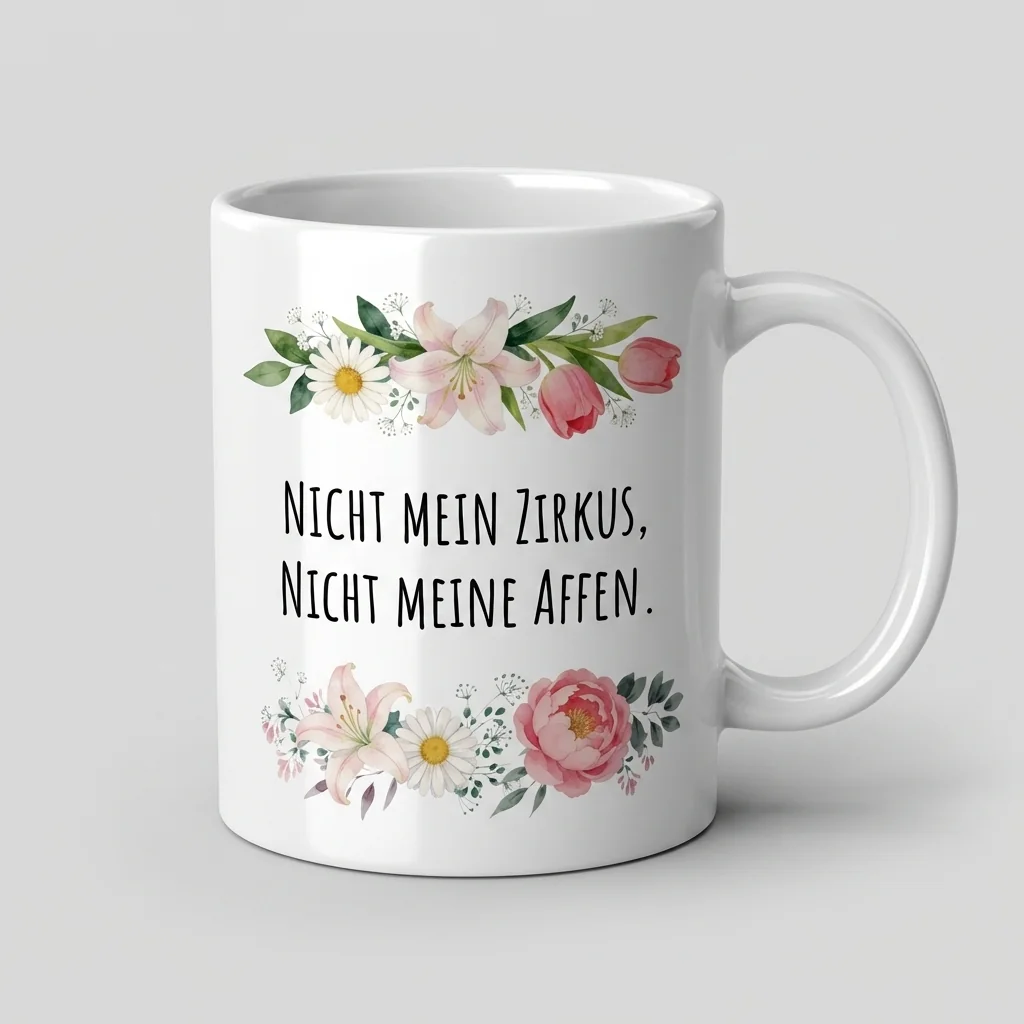 Nicht mein Zirkus, nicht meine Affen – Rosen — Henkel rechts