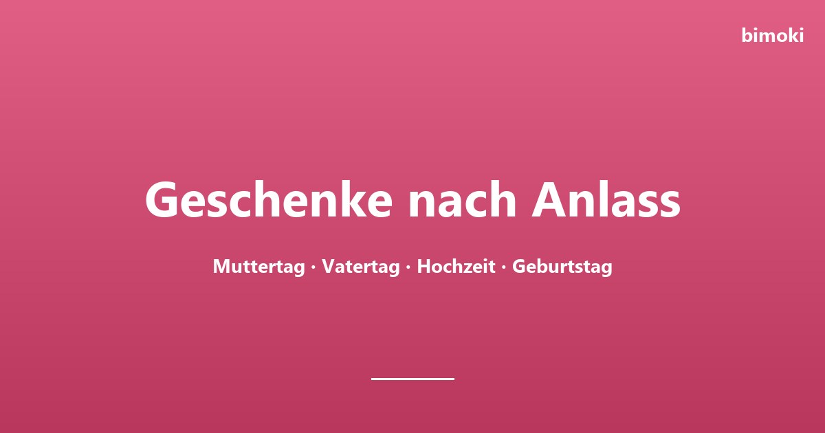 Bimoki geschenke anlaesse — personalisierte Tassen Hub