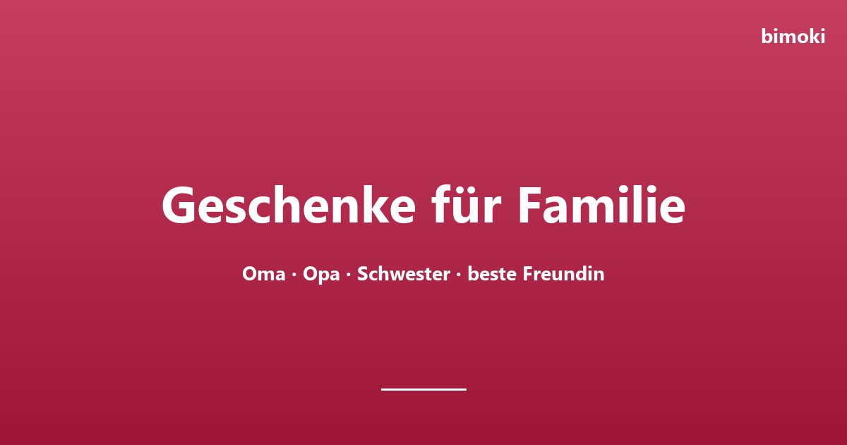 Bimoki geschenke familie — personalisierte Tassen Hub