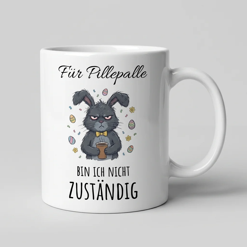 Für Pillepalle nicht zuständig – Hase — Henkel rechts