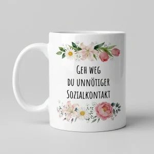 Sozialkontakte – begrenzte Auflage — Tasse 330 ml