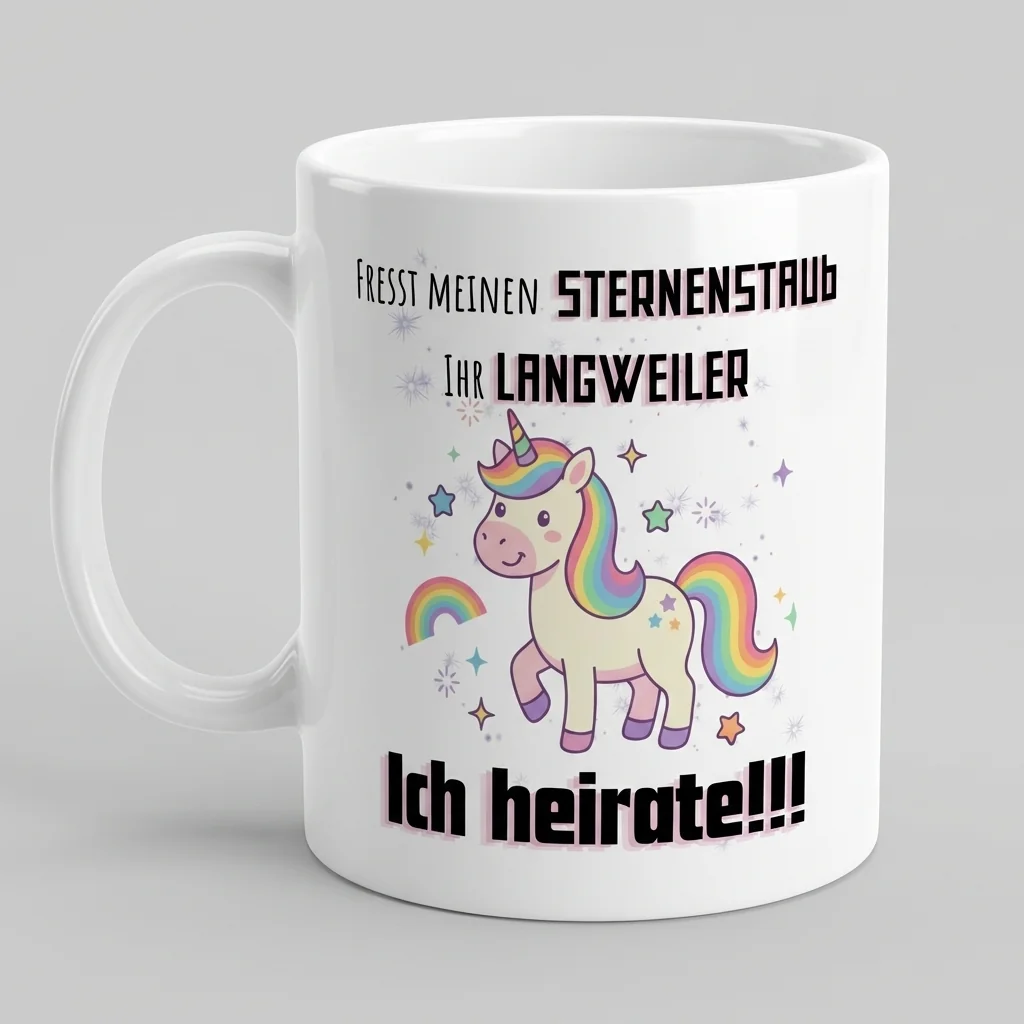 Aus Sternenstaub gemacht – nicht aus Langeweile — Tasse 330 ml
