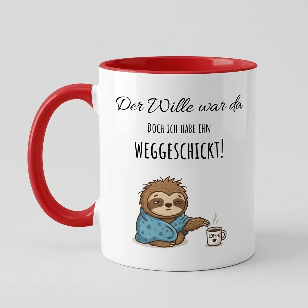 Der Wille war da, sie haben mich weggeschickt – Faultier — Lifestyle