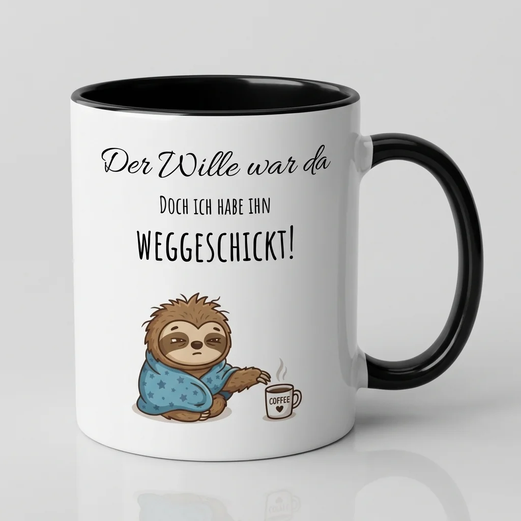 Der Wille war da, sie haben mich weggeschickt – Faultier — Detail 4